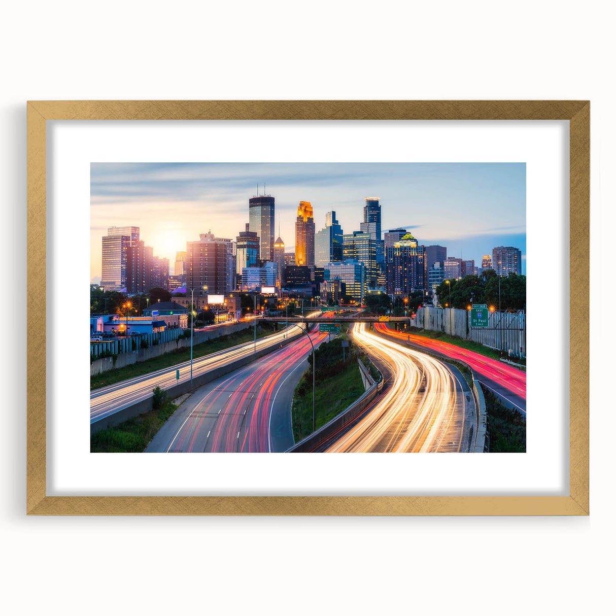 Extra large abstract art print on canvas featuring swirling textures in muted gray and blue tones.