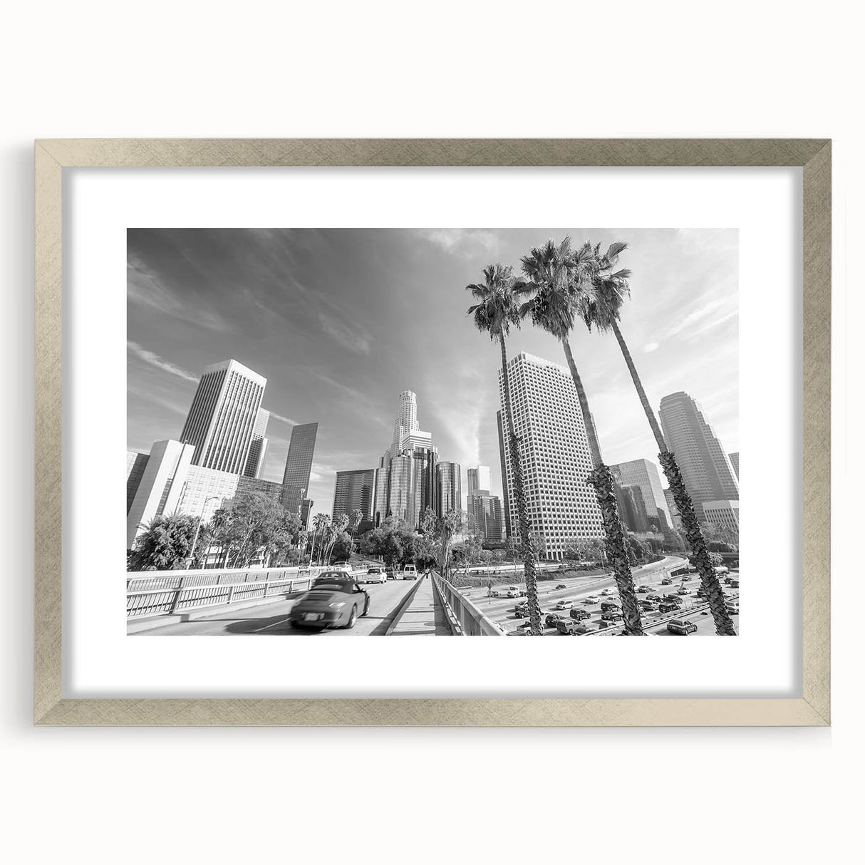 Textured abstract art print in muted earth tones on canvas, suitable for bedroom wall decor.