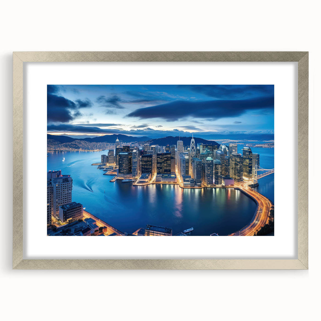 Textured art abstract print in muted gray and blue tones on canvas, suitable for bedroom art.