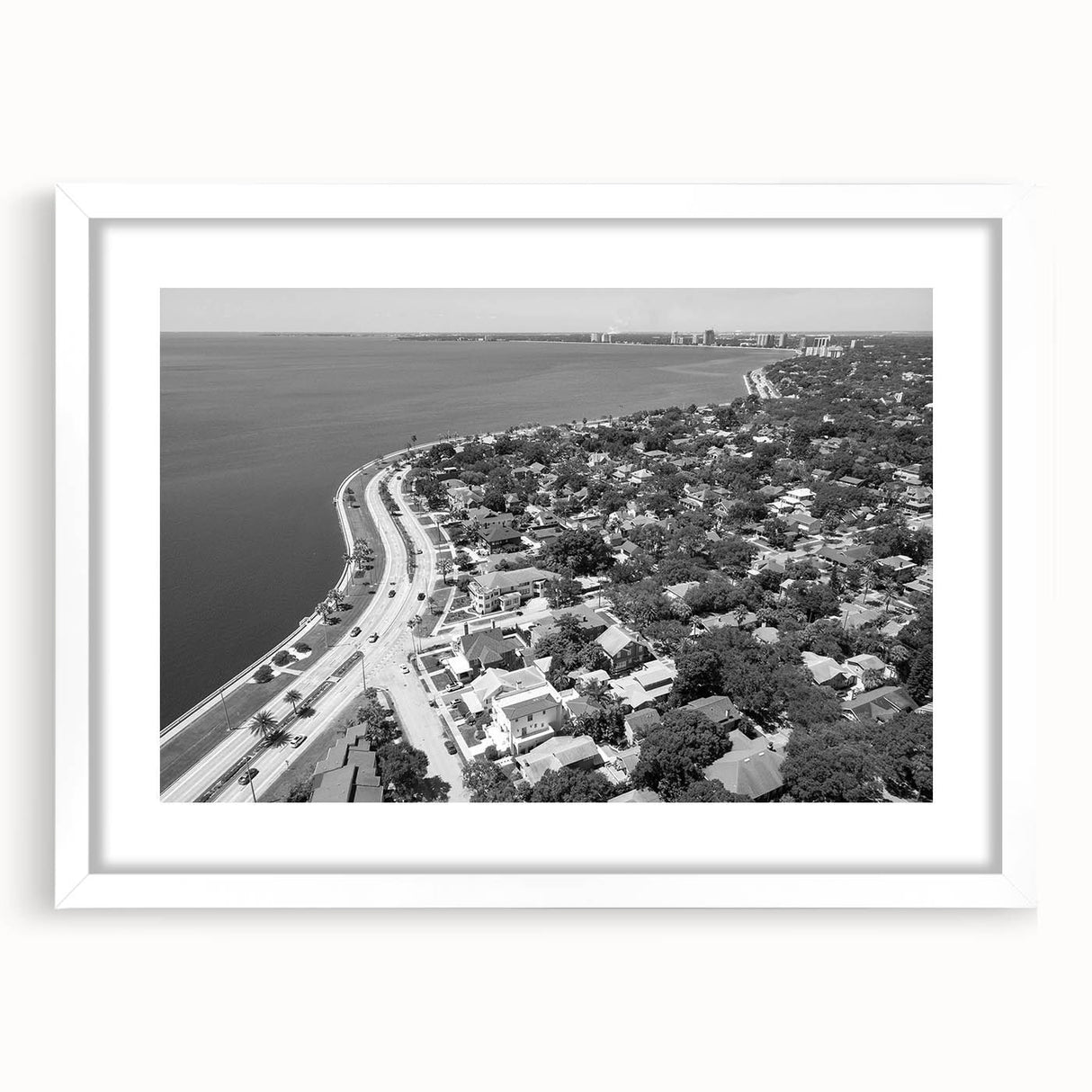 Abstract art print featuring swirling blue and gray tones on canvas, suitable for bedroom or dining room decor.