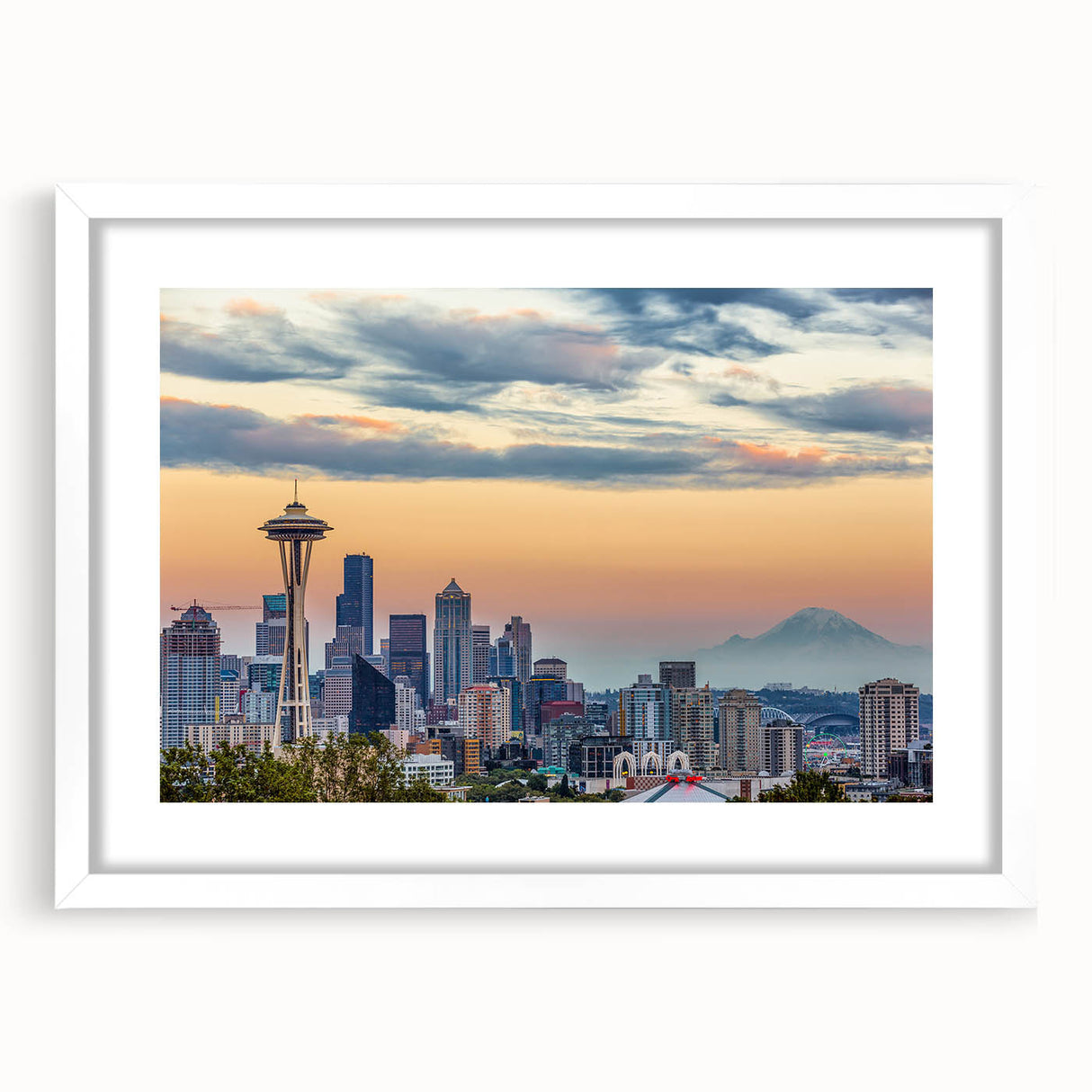 Abstract art print featuring swirling blue and gold patterns on canvas, suitable for dining room or bedroom decor.