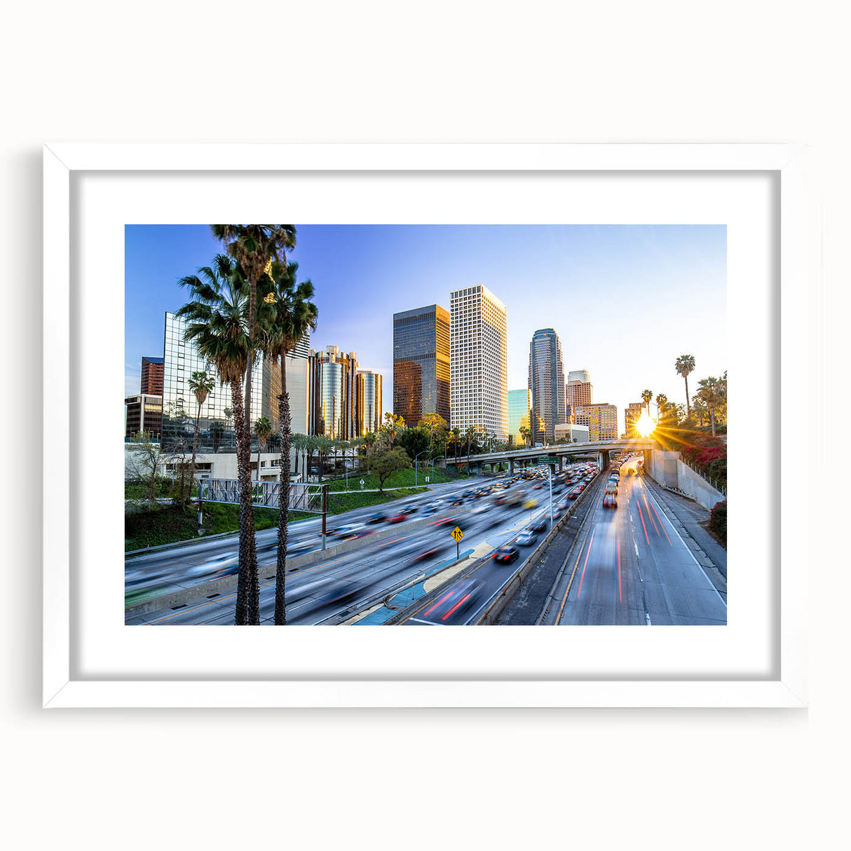 Abstract art print featuring swirling blue and green hues on a canvas, ideal for modern dining room decor.