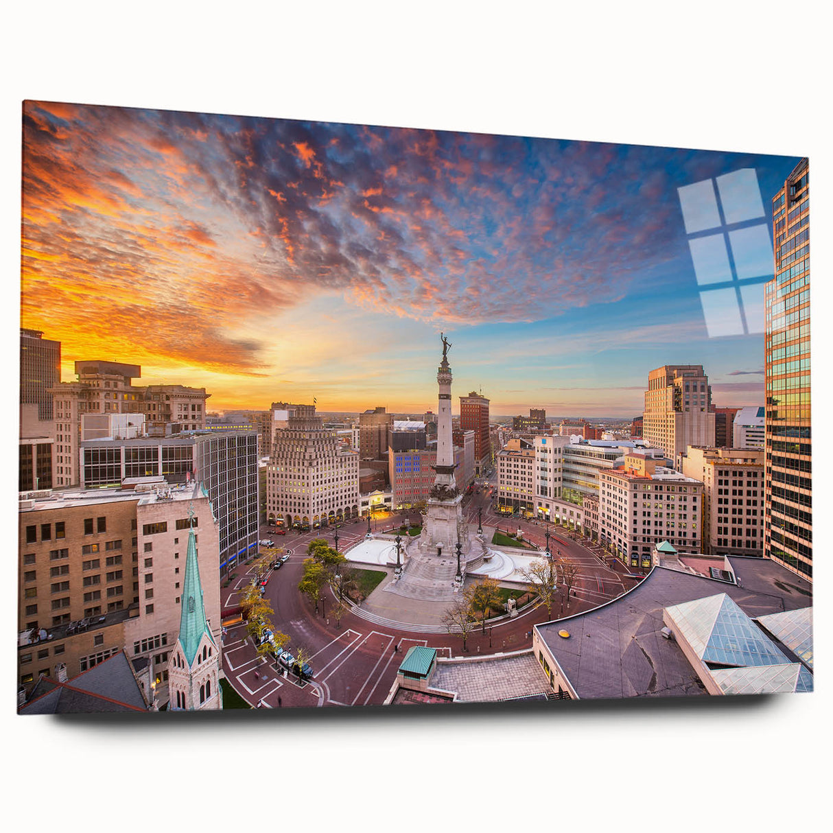 Large abstract wall art featuring swirling blue and grey tones on canvas, ideal for modern bedroom or dining room decor.