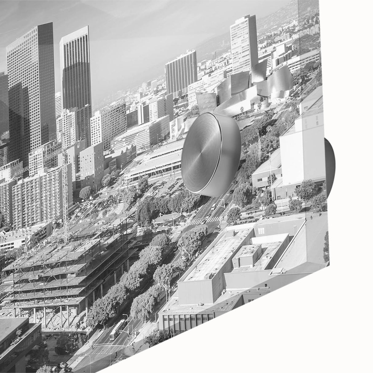 Large abstract wall art in muted earth tones on canvas, ideal for dining room ambiance, in a mid-century modernist style.