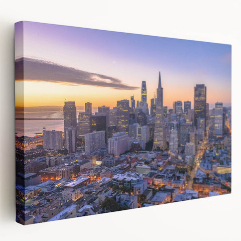 Large abstract canvas art in cool blue and gray tones, suitable for kitchen wall decor.