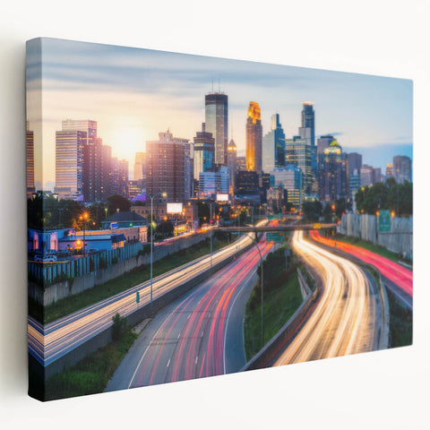 Large acrylic print of a minimalist black and white geometric pattern, ideal for kitchen wall art.