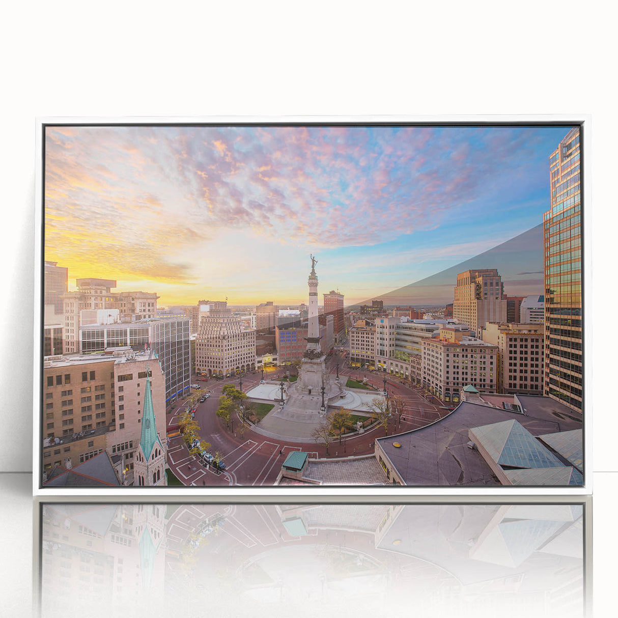 Art deco poster featuring a stylized stork in pastel shades, ideal for nursery wall art.