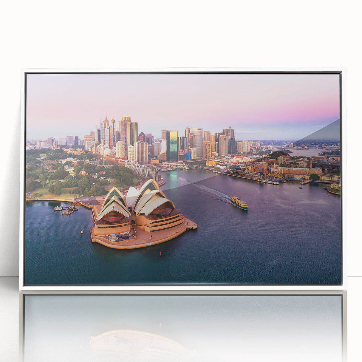 Art deco poster featuring a geometric pattern in pastel shades, ideal for nursery wall art.