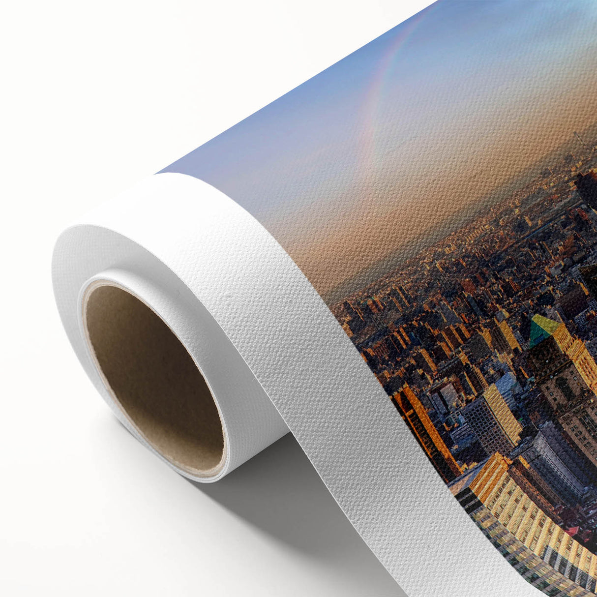 Art deco poster featuring a stylized stork in pastel shades, perfect for nursery wall art.