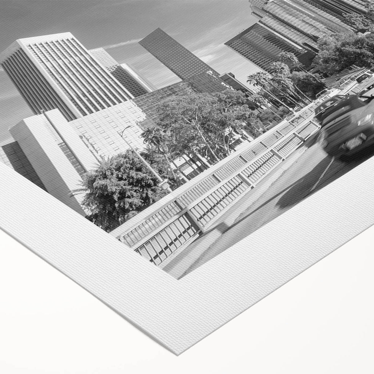 Art deco poster featuring geometric patterns in gold and black, printed on canvas, suitable for dining room or bathroom wall.