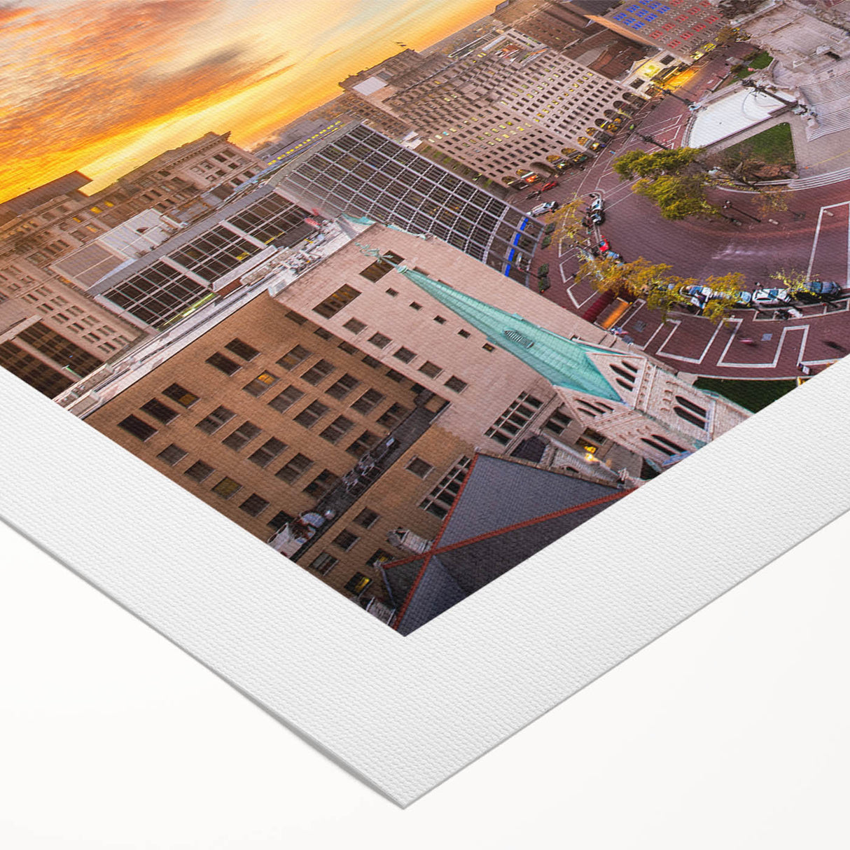 Art deco poster featuring geometric patterns in gold and black, ideal for dining room wall art.