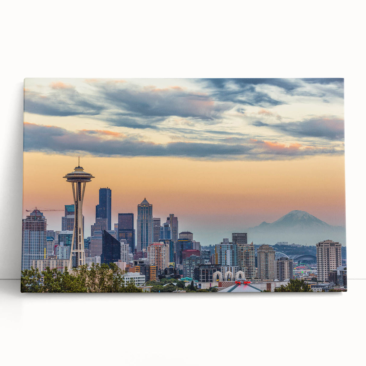 Large black and white photo of a coffee cup, ideal for kitchen wall art, printed on framed canvas.