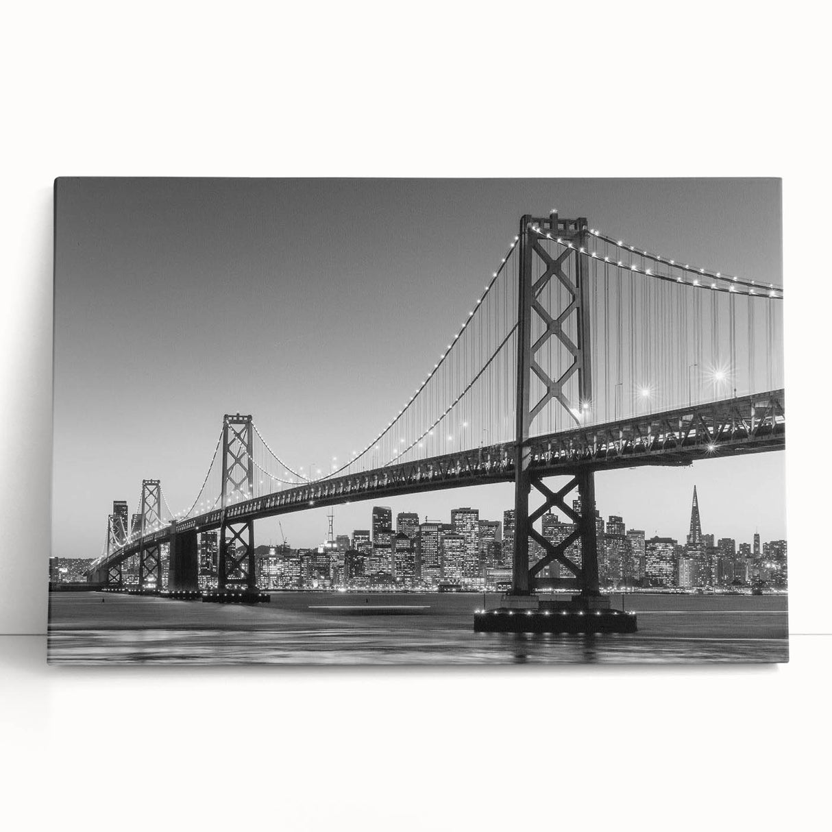 Large black and white abstract art on canvas, featuring fluid shapes, ideal for kitchen wall art.