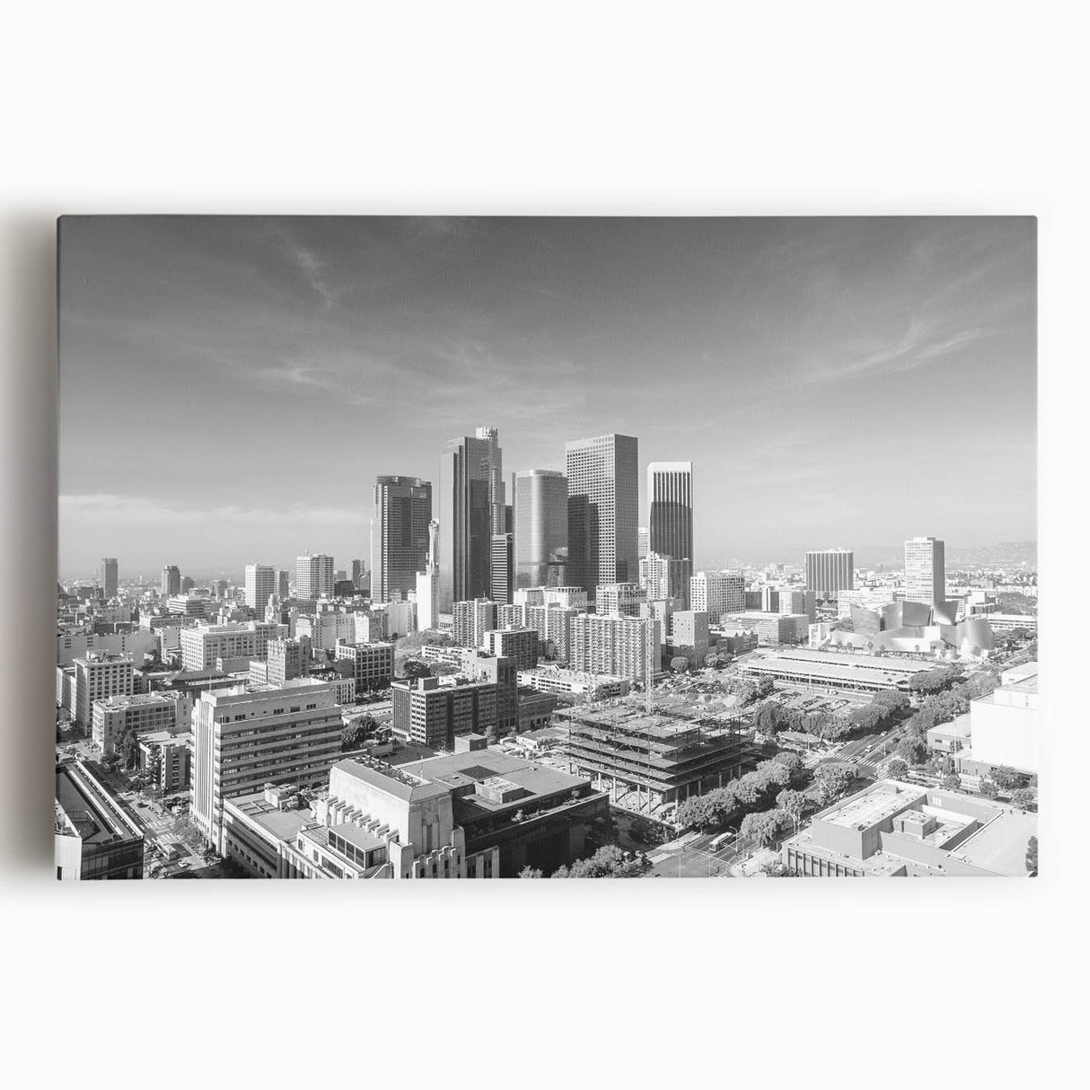 Large black and white abstract canvas featuring dynamic brush strokes, ideal for kitchen wall art or bedroom ambiance.