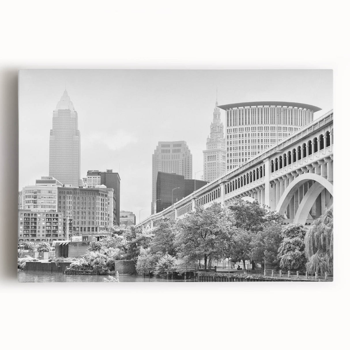 Large black and white abstract canvas featuring dynamic brush strokes, ideal for kitchen wall art or bedroom ambiance.