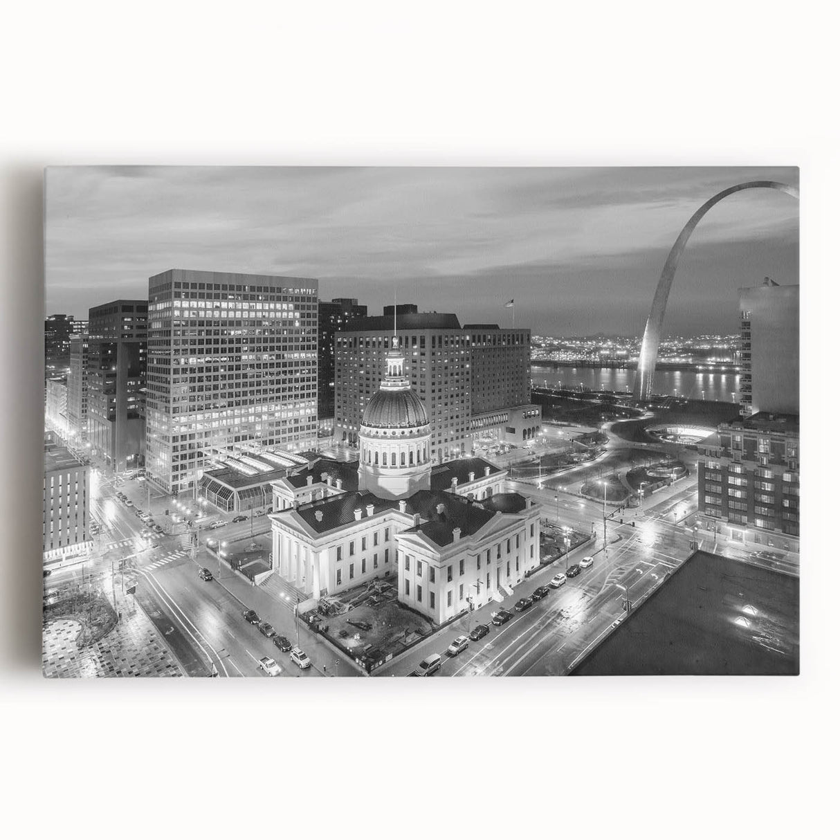 Large black and white abstract acrylic print, featuring dynamic brush strokes, ideal for kitchen wall art or bedroom decor.