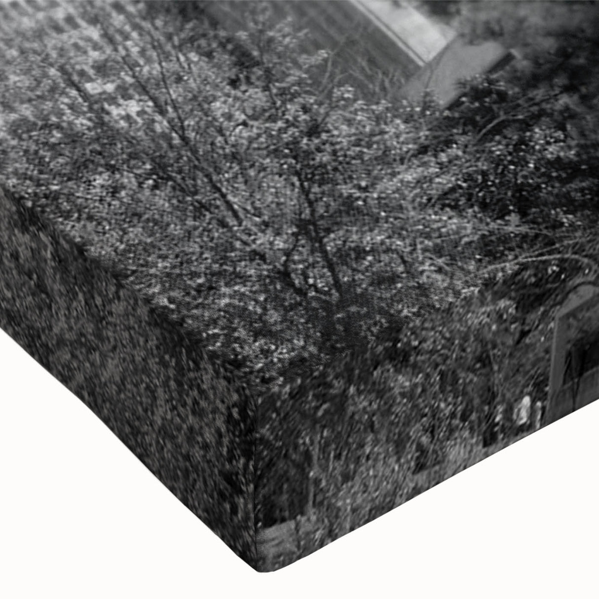 Large art canvas featuring a black and white landscape painting, ideal for bedroom wall decor.