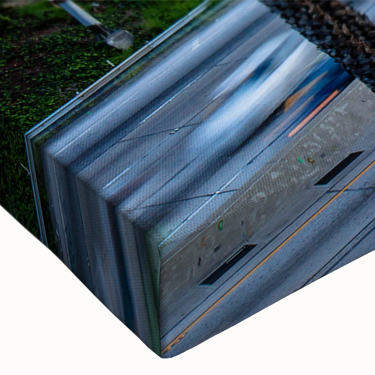 Large black and white landscape art painting on canvas, featuring a serene mountain scene, ideal for bedroom wall decor.