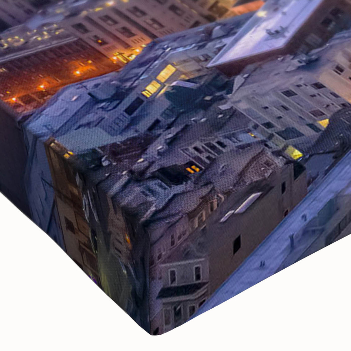 Large black and white landscape art painting on canvas featuring a serene mountain scene, ideal for bedroom wall decor.