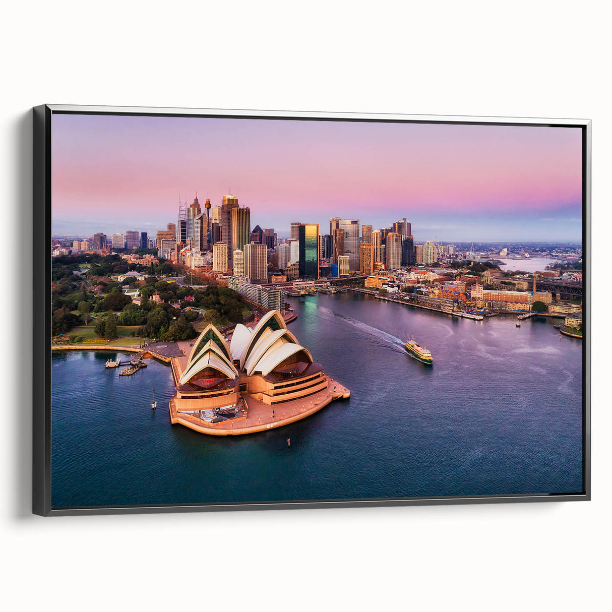 Black and white landscape painting of a mountain scene, printed on a vintage poster, ideal for bedroom wall decor.