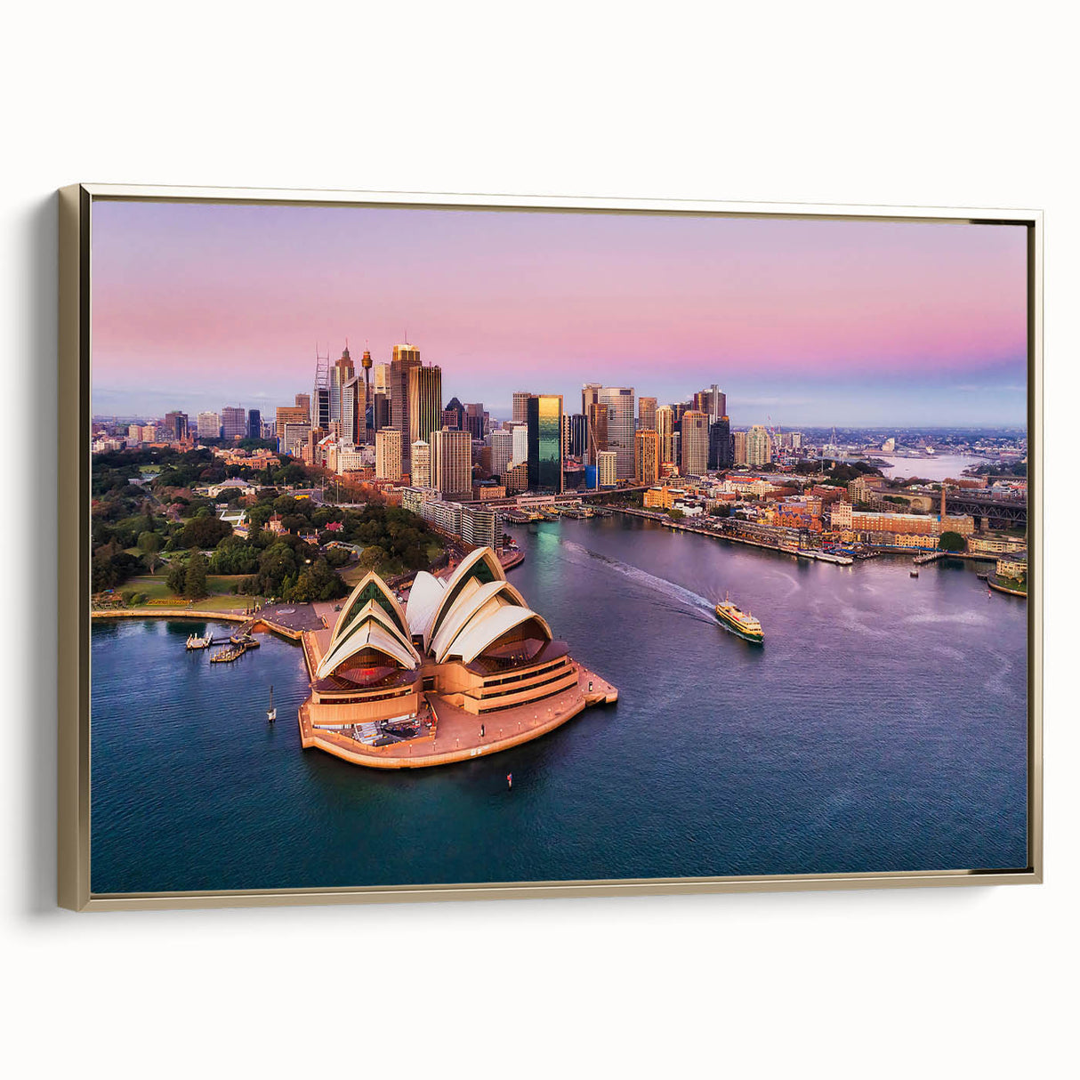 Landscape art painting on canvas featuring a serene vintage poster style scene in black tones, ideal for bedroom wall decor.