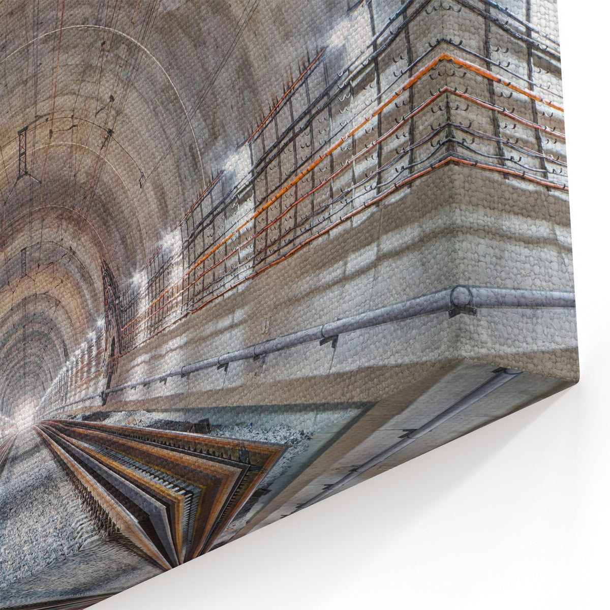 Modern Tunnel Photography Art | Urban Architecture Canvas & Prints