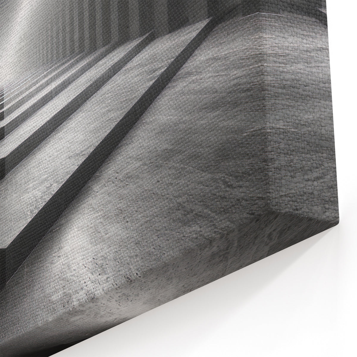 Modern Light Tunnel Art | Geometric Architecture Canvas & Prints