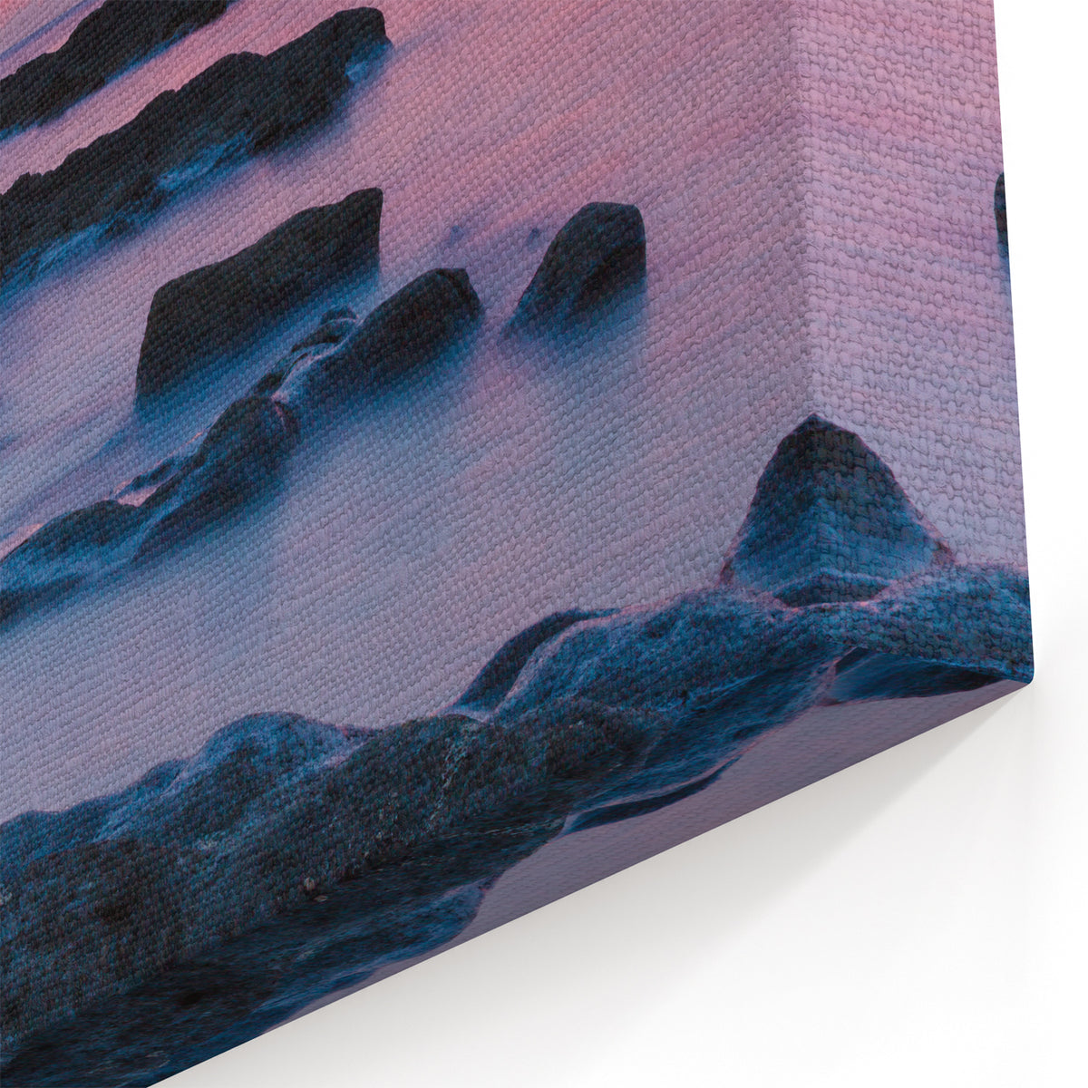 Coastal Bermuda Artwork - Dramatic Sunset and Rock Formations by the Sea