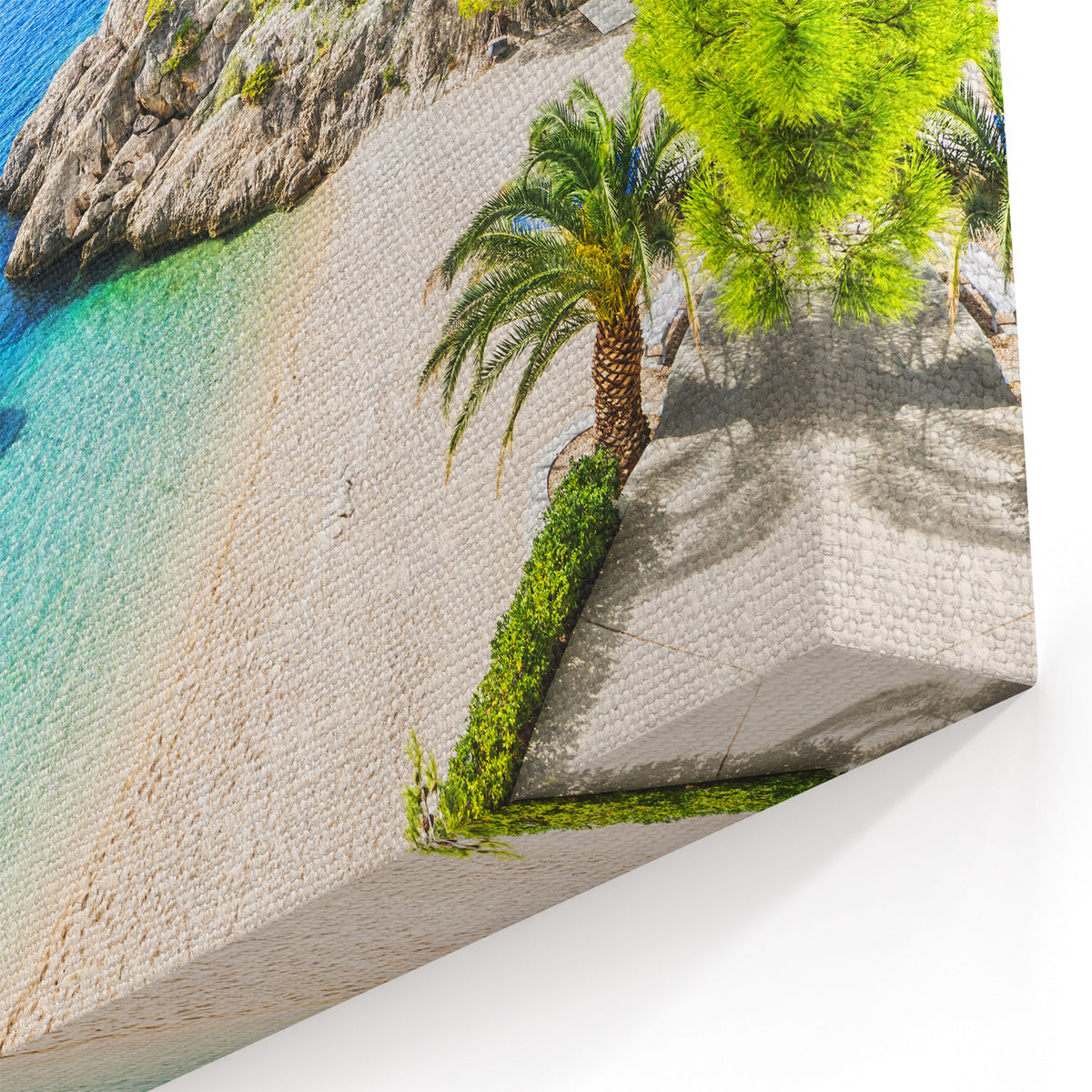 Split Croatia Art - Pristine Adriatic Beach Print