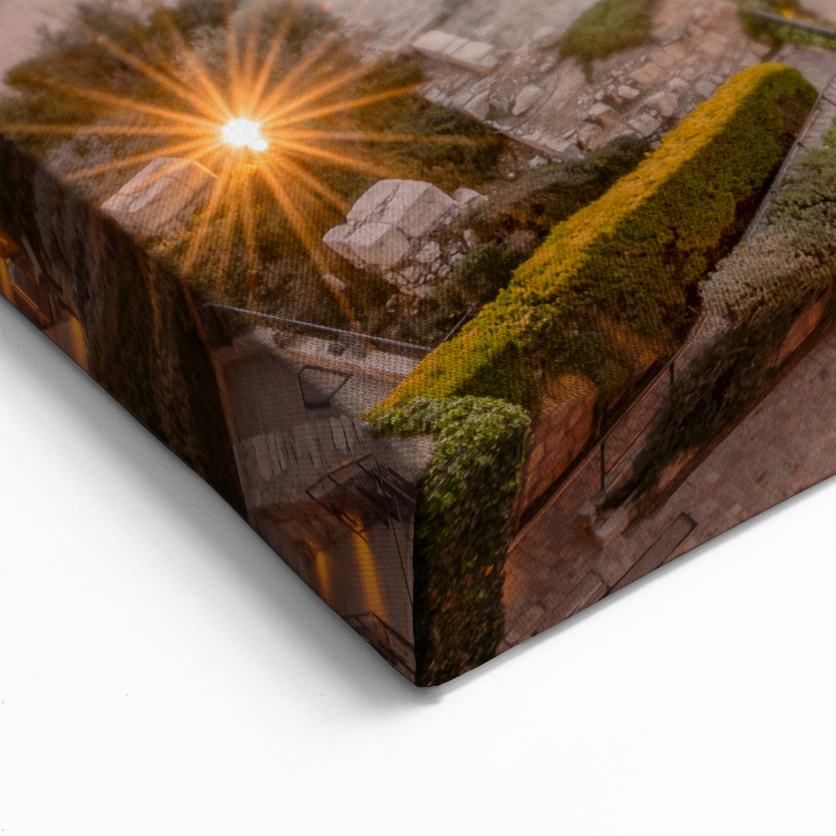 Jerusalem Panoramic Art - Tower of David at Sunset Cityscape Print