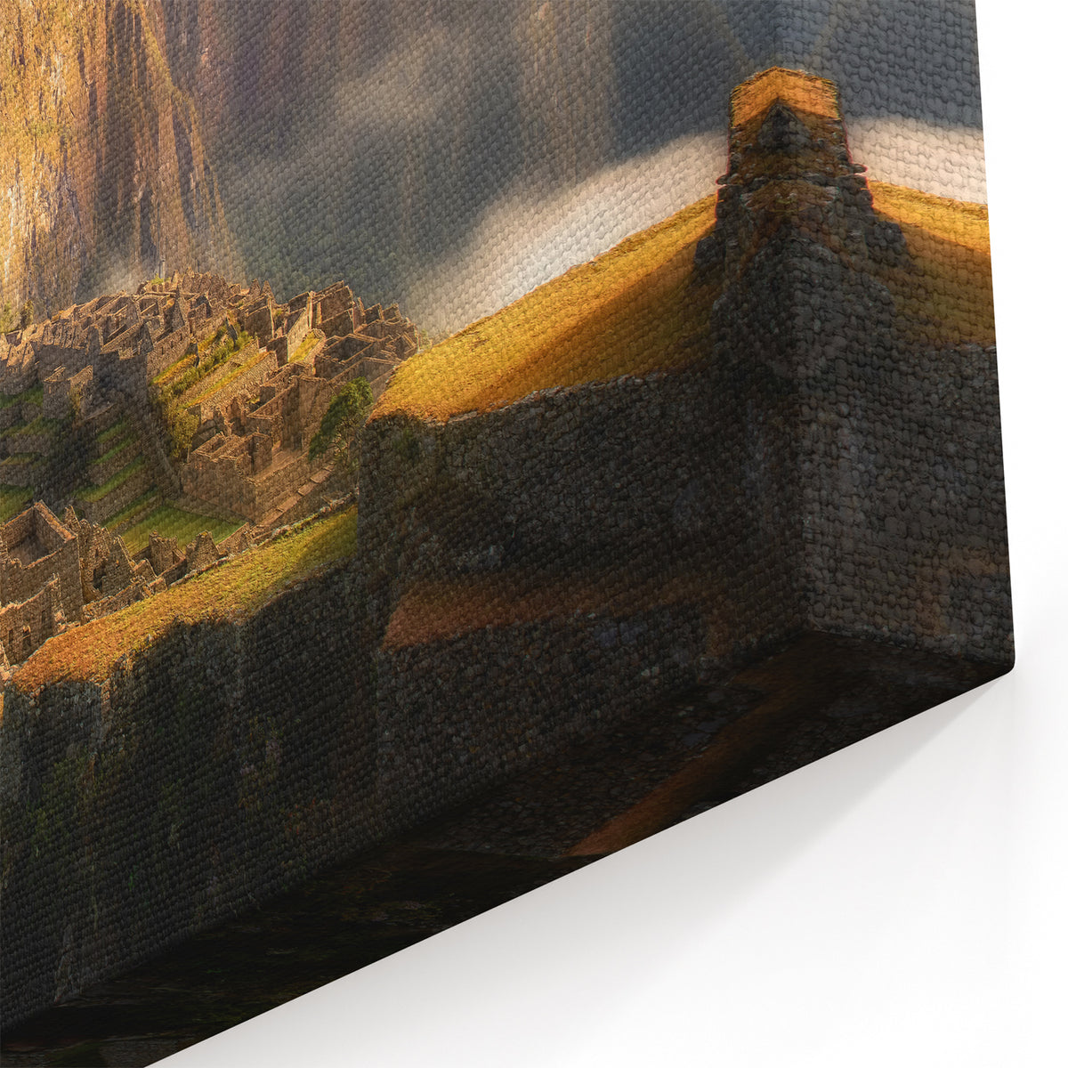 Peru Wall Art - Machu Picchu Wall Decor Andean Mountains Landscape Print