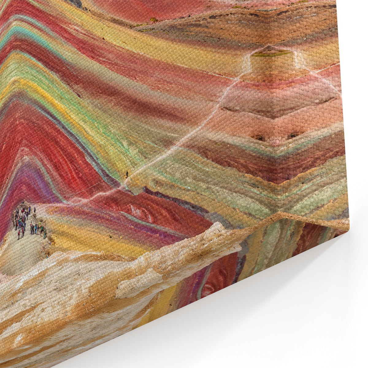 Andean Mountains Wall Art - Peruvian Landscape Prints Rainbow Mountain