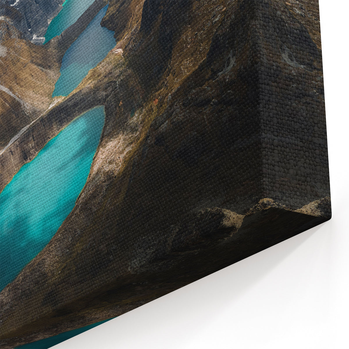 Glacial Lakes of the Peruvian - Andes Canvas Art