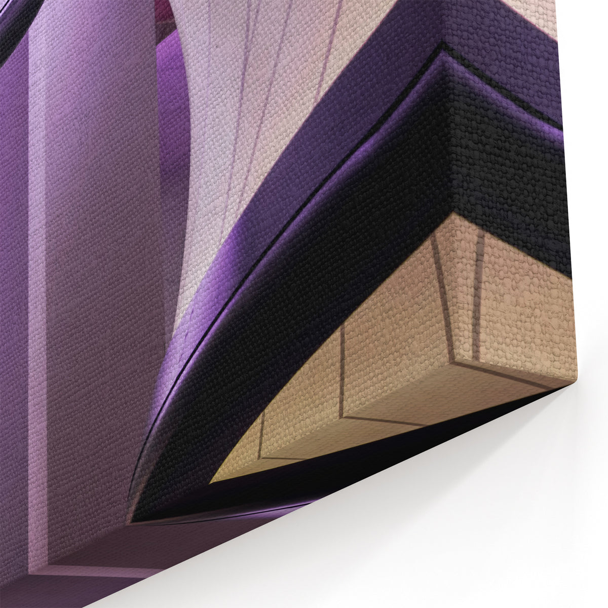 Contemporary London Art - Abstract Architecture with Flowing Curves