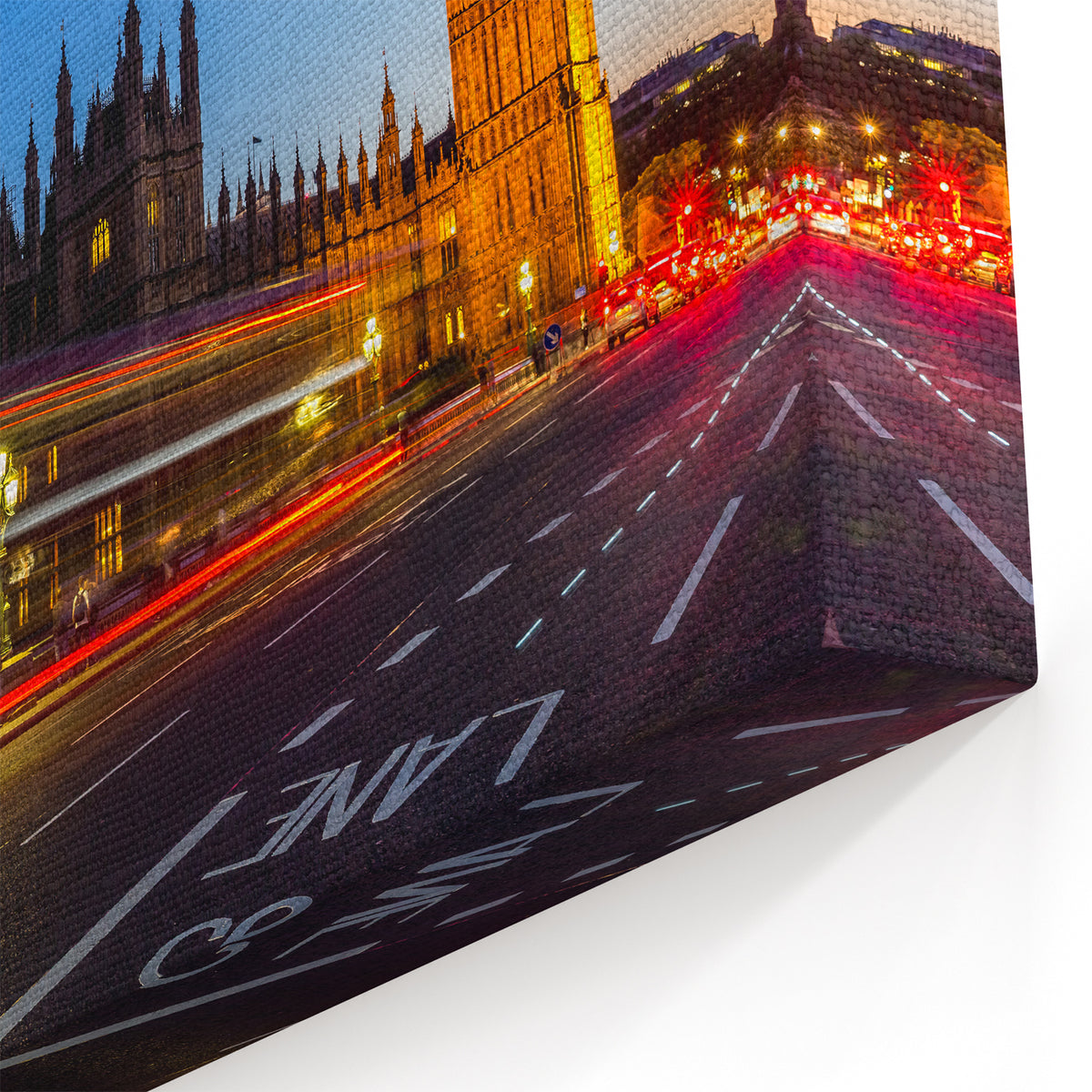 London Wall Art - Iconic Big Ben Cityscape at Night