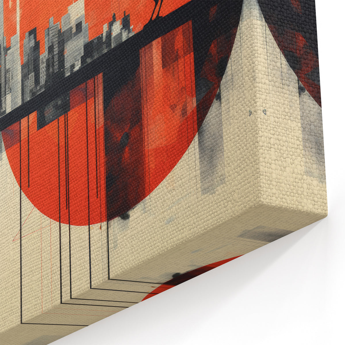 Urban London Photography - Abstract City Red