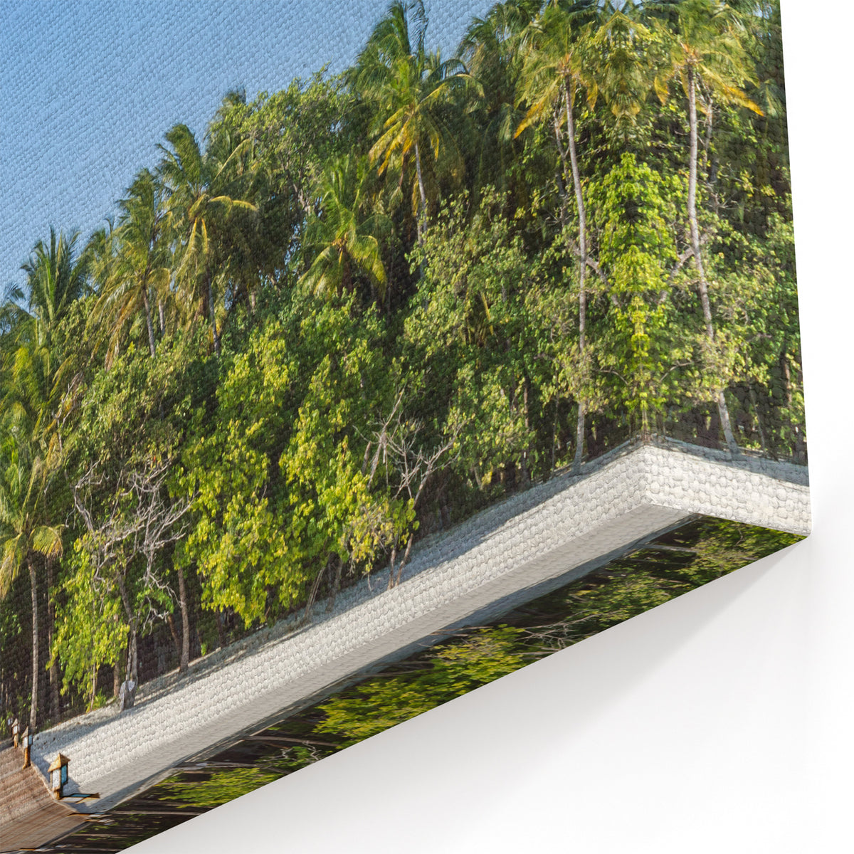 Tropical Tahiti Beach Pathway - French Polynesia Wall Art