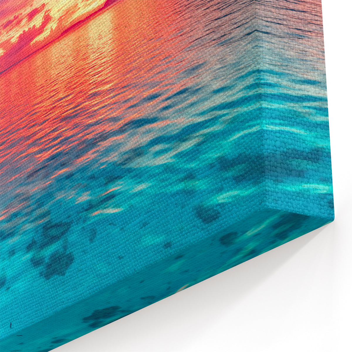 Tahiti Shark Waters - Underwater Adventure Canvas Print