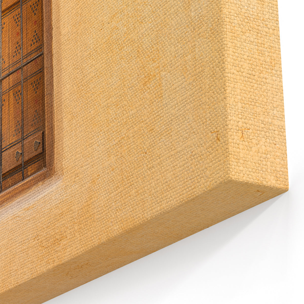 Traditional Saudi Arabian Window Art - Ornate Wooden Window Design Print