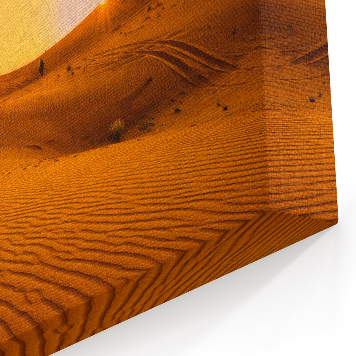Dubai Desert Sunset Art - Stunning Canvas Prints Featuring Golden Sand Dunes