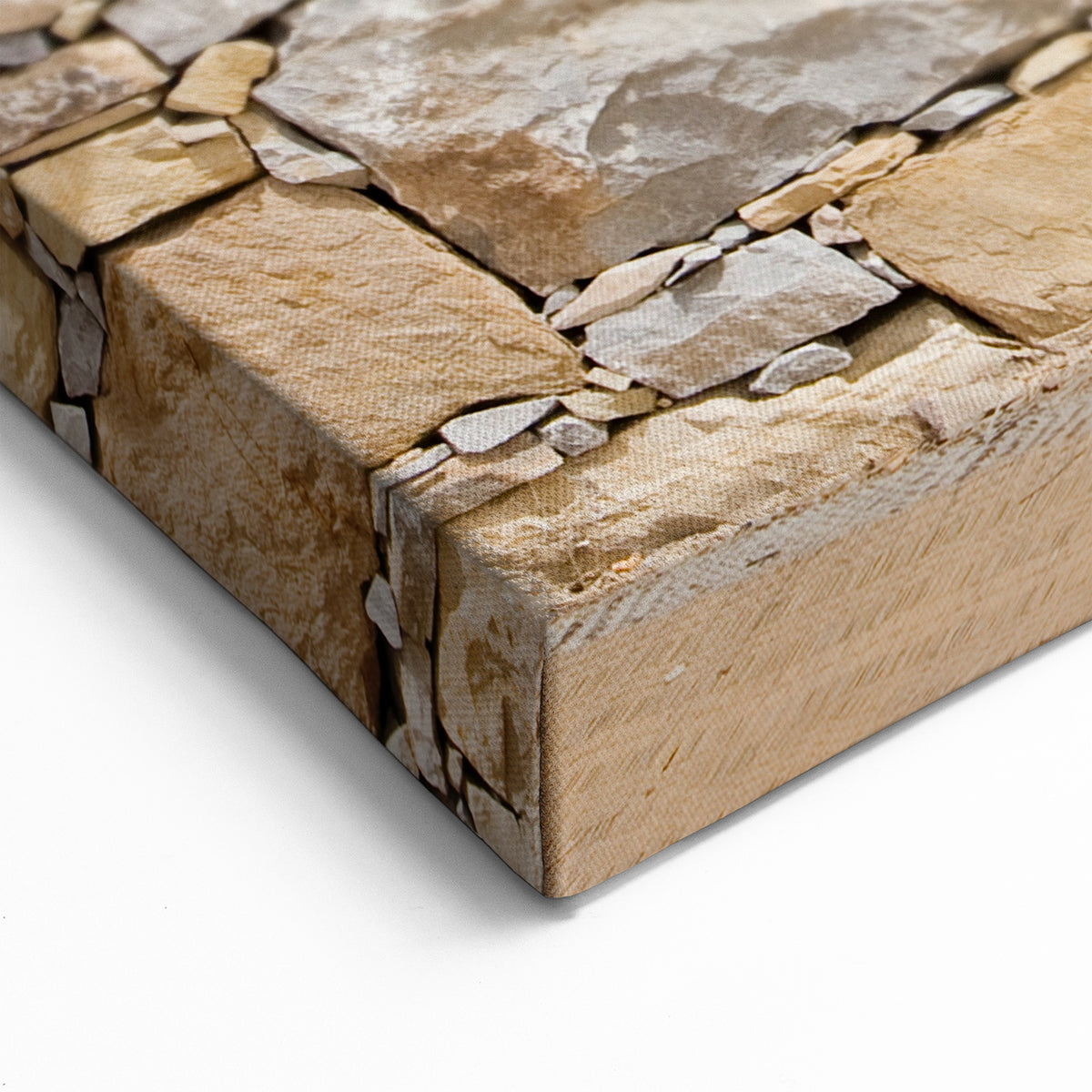 Traditional Middle Eastern Wall Art - Rustic Stone and Wooden Door Canvas Prints