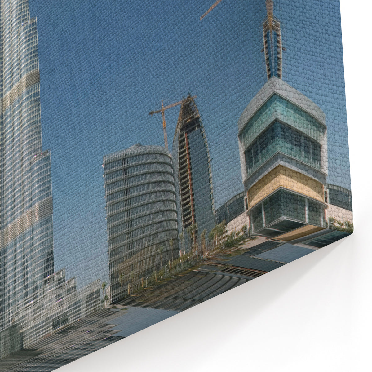 Dubai Tower Print - Modern Architecture Art of Burj Khalifa Skyline
