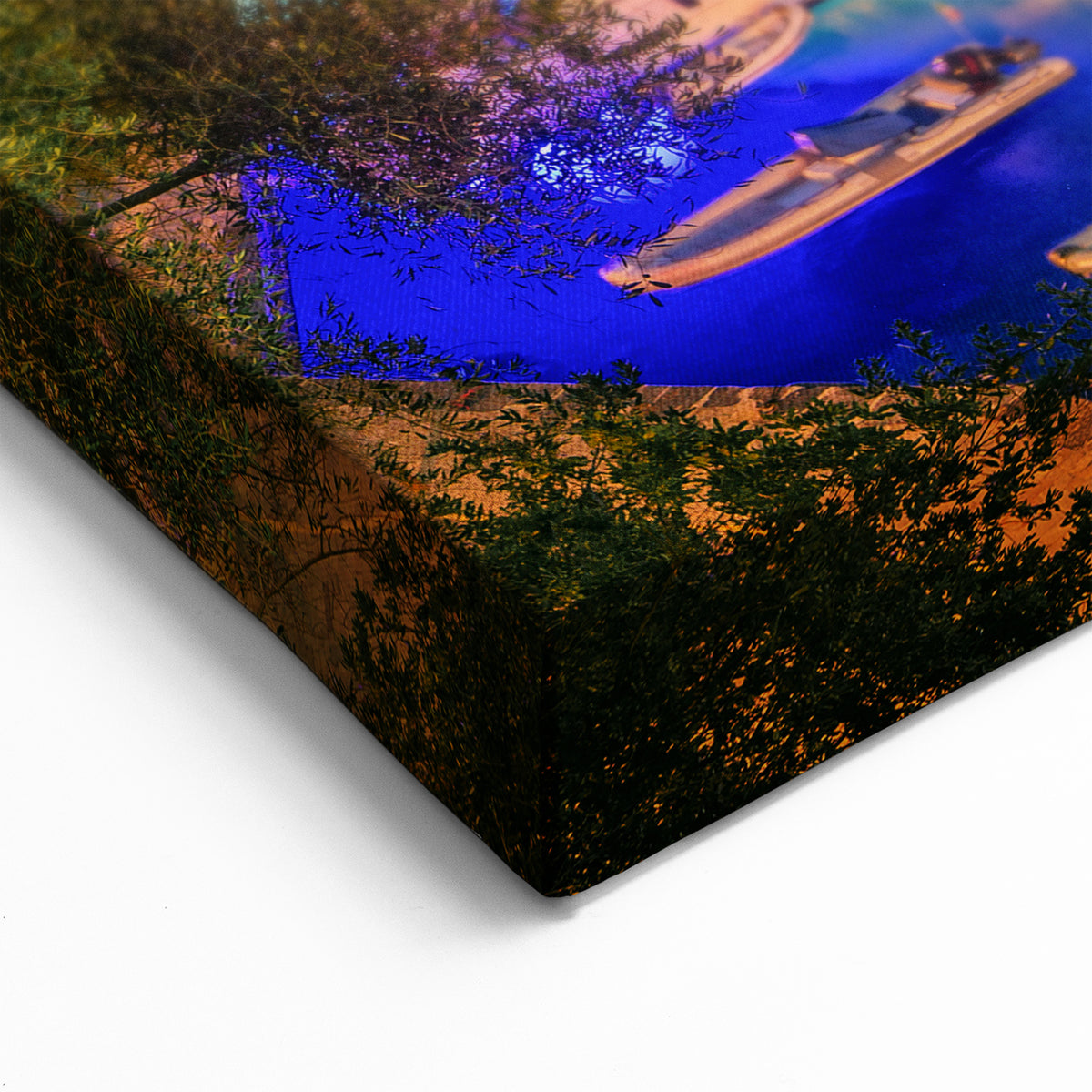 Scenic Portofino Canvas - Italian Riviera Print for Italy Wall Decor