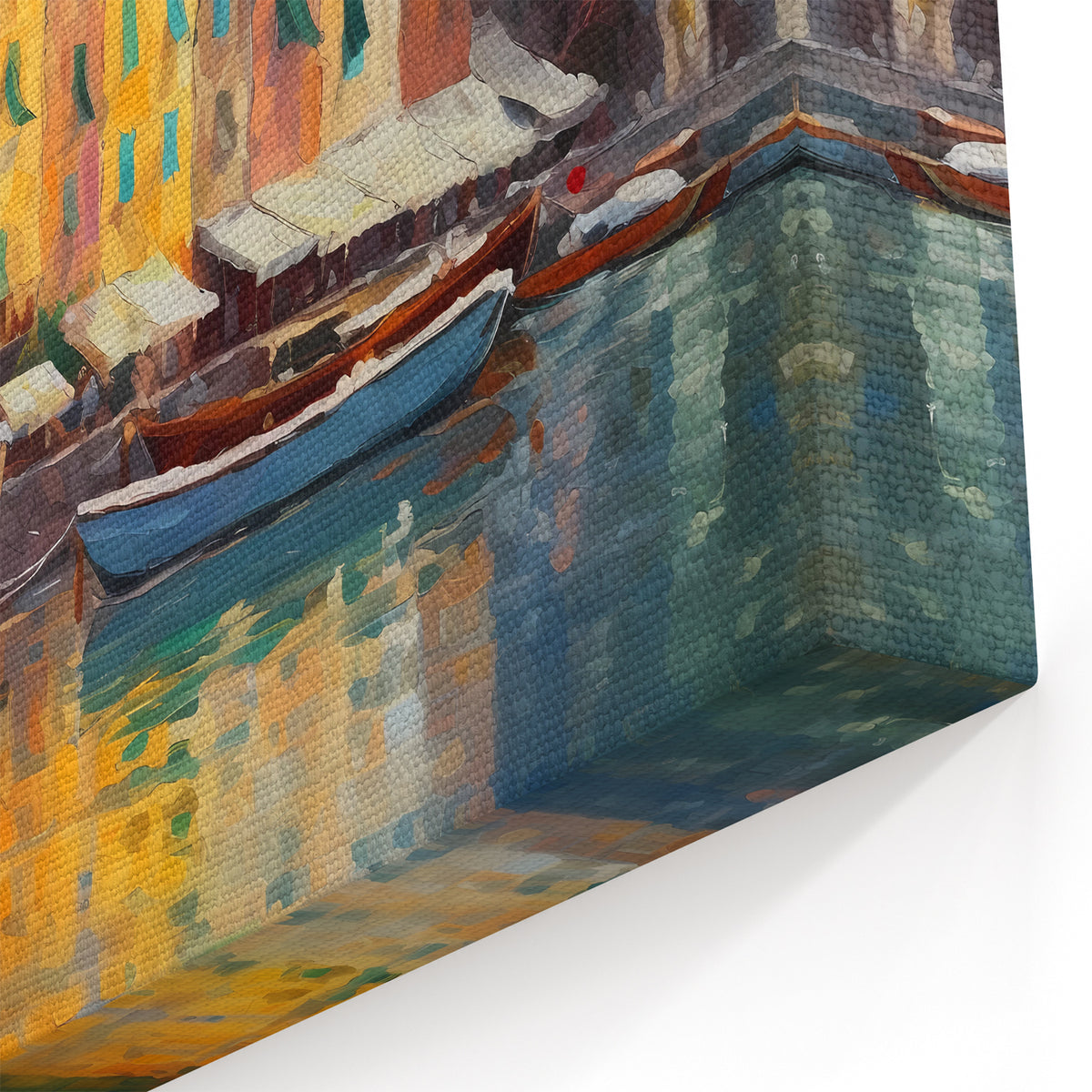 Scenic Portofino Canvas - Vibrant Italy Wall Decor with Liguria Art Charm