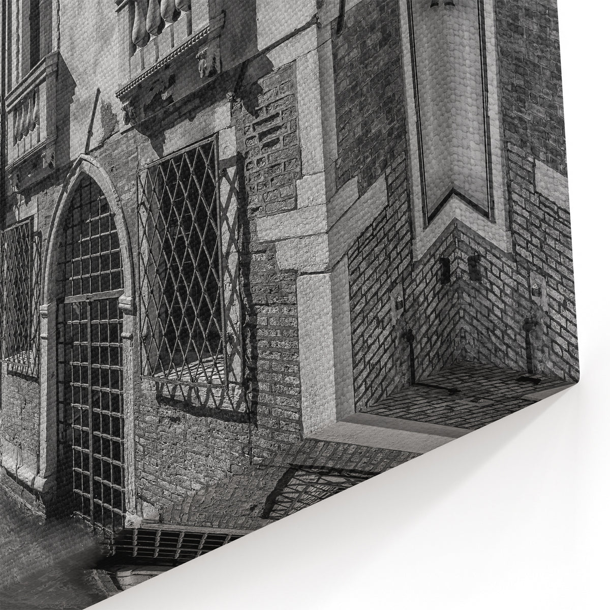 Venice Wall Art - Black and White Venetian Architecture Photography