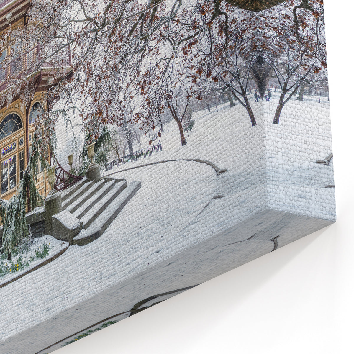 Baltimore Photography Wall Art - Snowy Pagoda in Patterson Park Scene