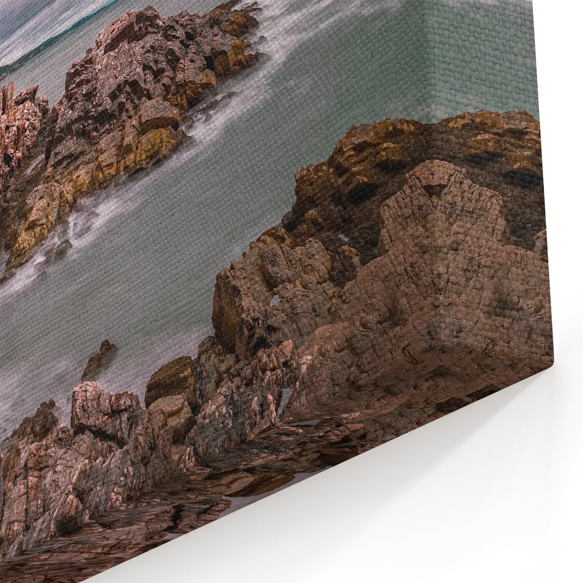 Artistic Portland Oregon Prints – Lighthouse and Rocky Coastline View