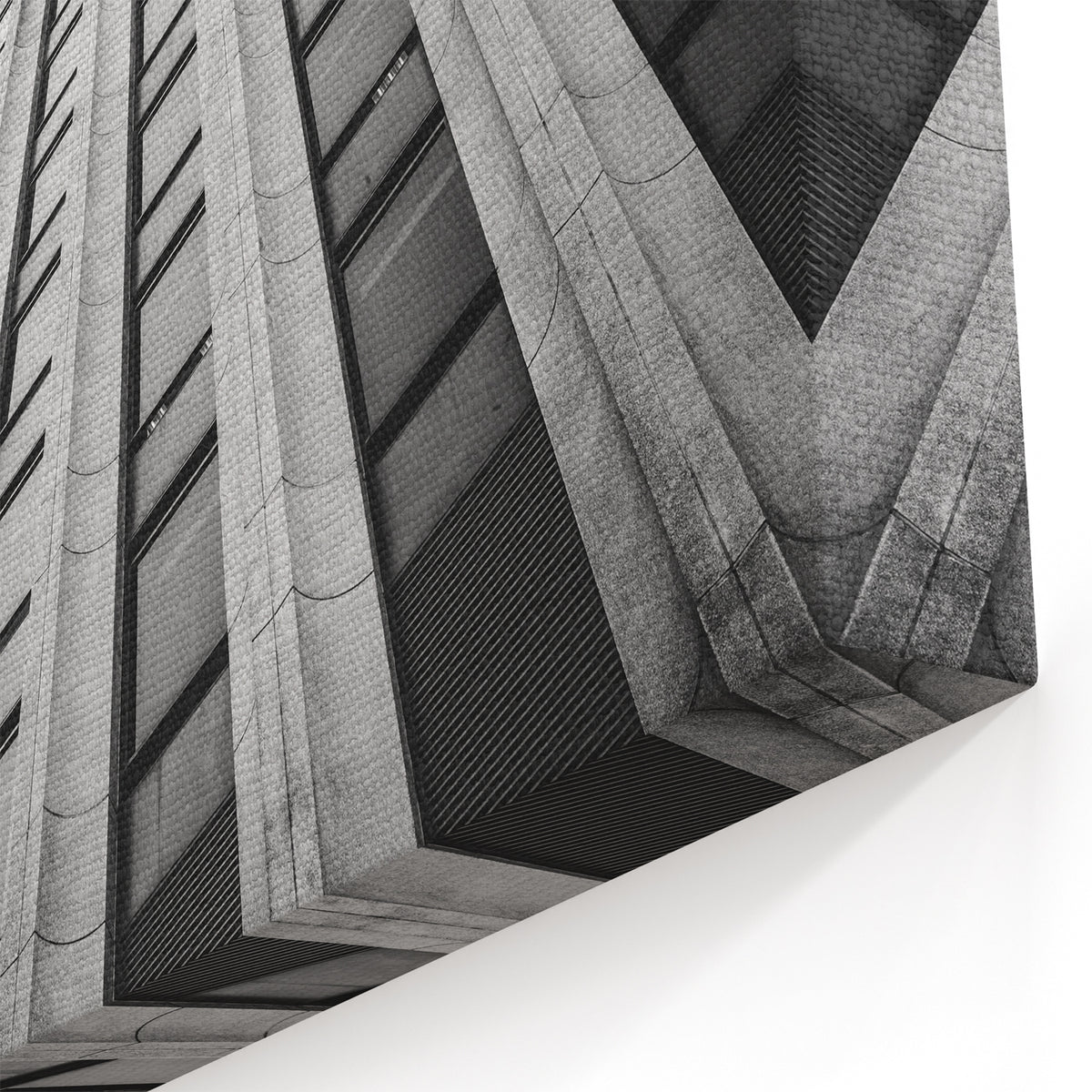 Houston Wall Art - Black and White Texas Cityscape Print of Skyscrapers