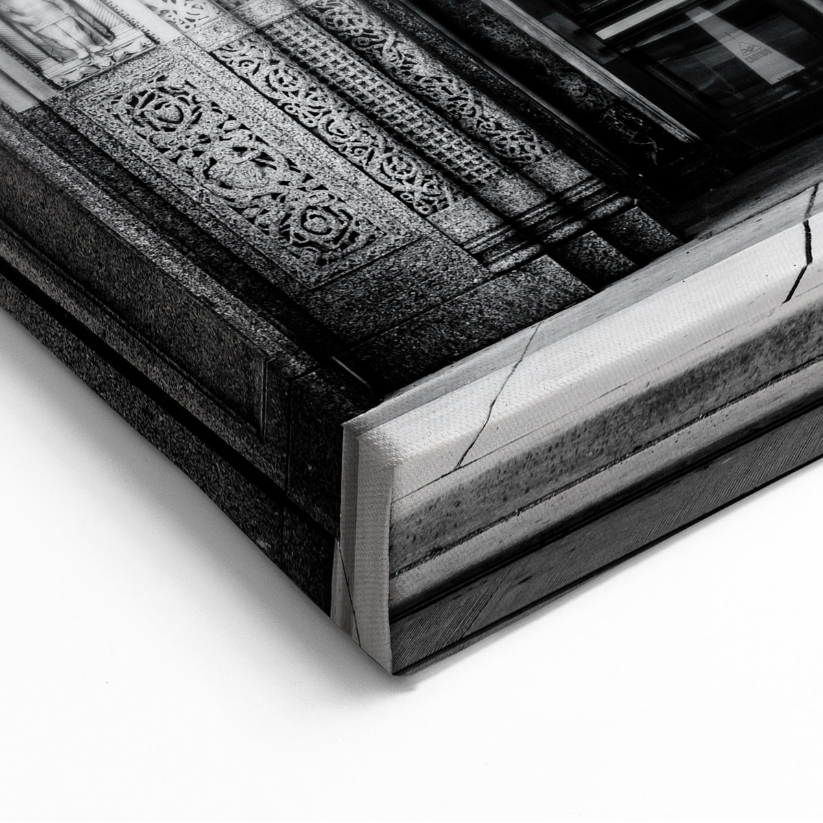 Black and White Detroit Architecture – Elegant City Landmark Wall Art