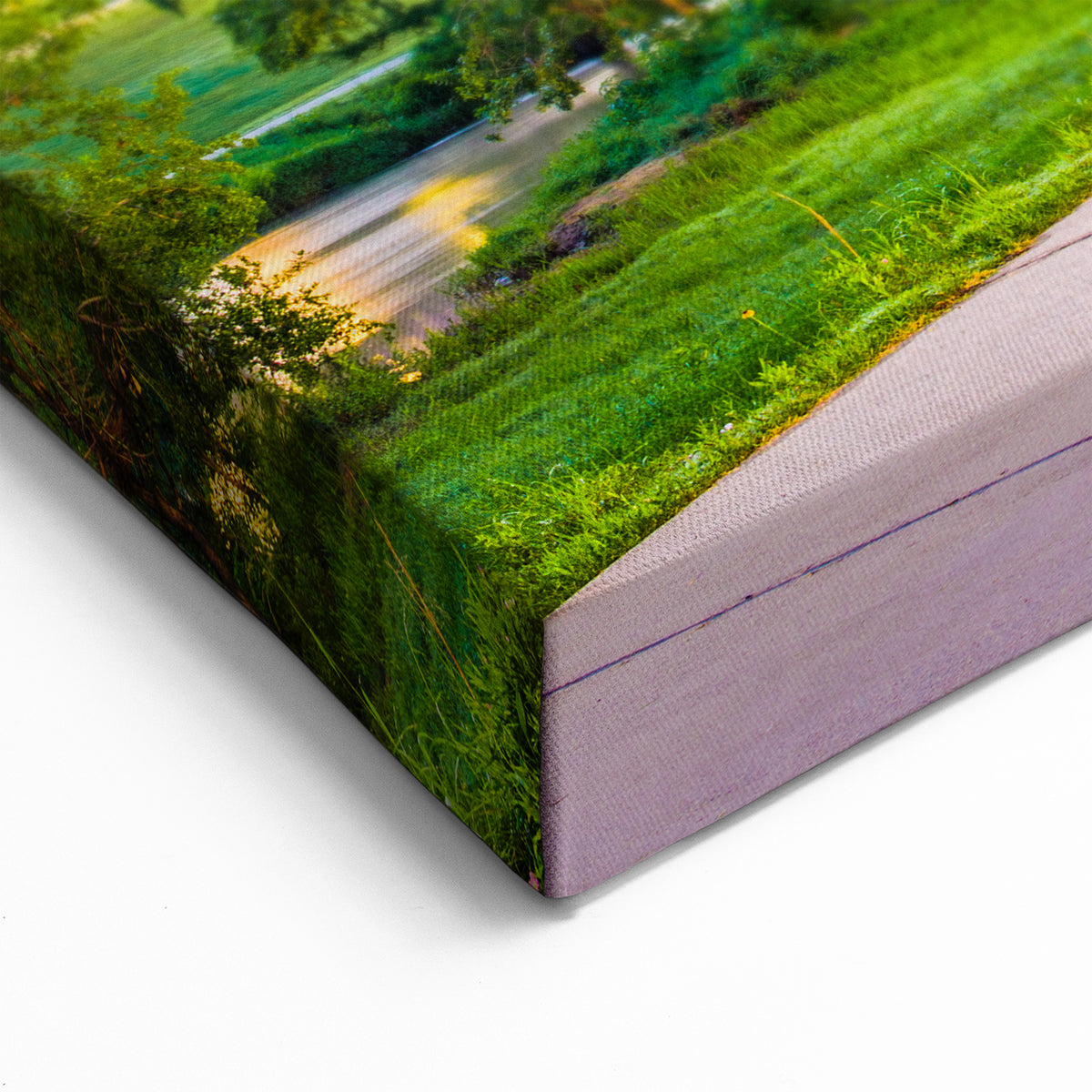 Houston Wall Art - Colorful Texas Cityscape with Sunset Over Park